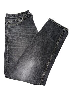 Banana Republic Men's Washed Charcoal Straight Jeans